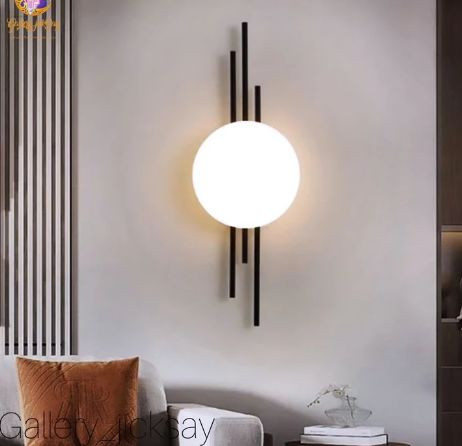 دیوار کوب مدرن فلزی حبابی D109