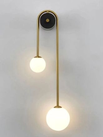 لوستر دیواری فلزی حبابی D110