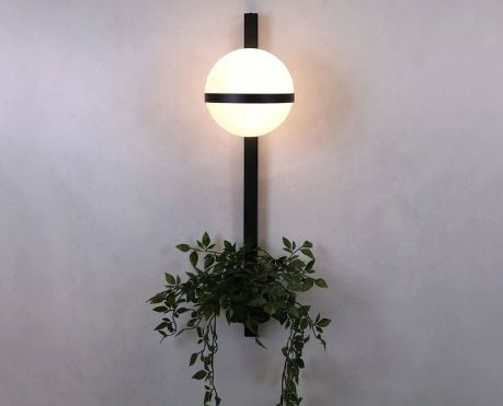 لوستر دیواری فلزی حبابدار D129