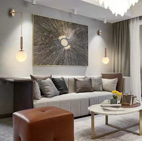 دیوارکوب فلزی مدرن D150