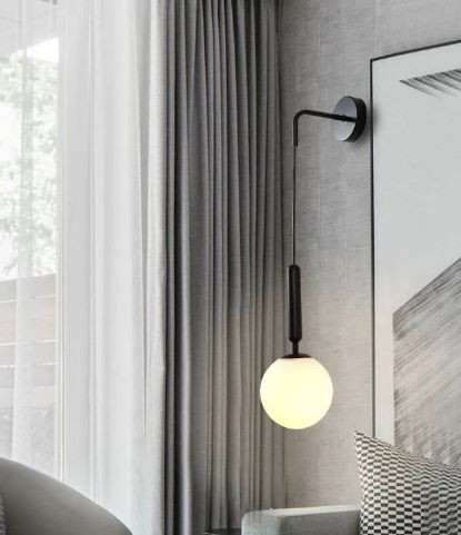 دیوارکوب فلزی مدرن D150