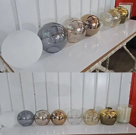 لوستر دیواری حبابی مدرن D152