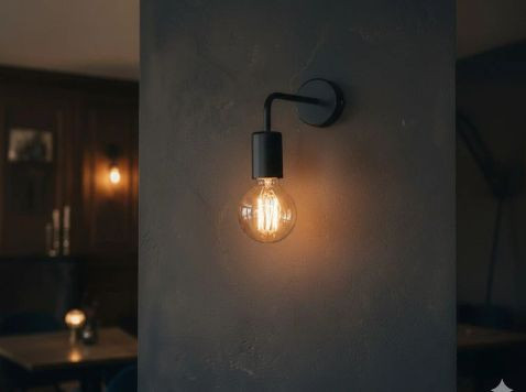 دیوارکوب فلزی مدرن D154