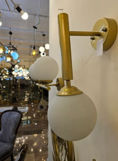 لوستر دیواری فلزی حبابدار D159
