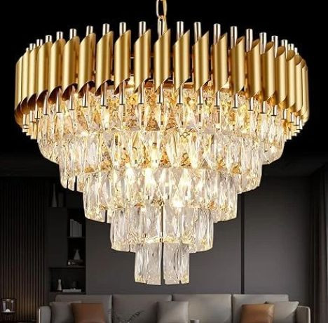 لوستر کریستالی c105 قطر ۶۰