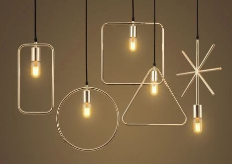 لوستر اویز اشکال هندسی مدرن حبابی A127