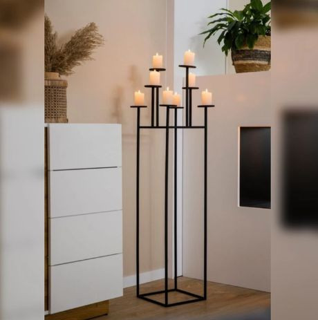 جاشمعی مدرن فلزی کنارسالنی N129