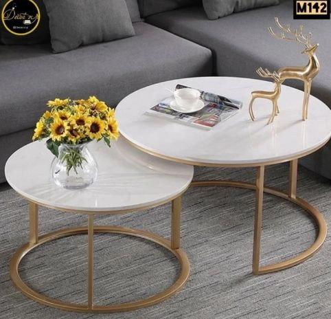 میز جلومبلی دو تیکه پایه فلزی کد M142