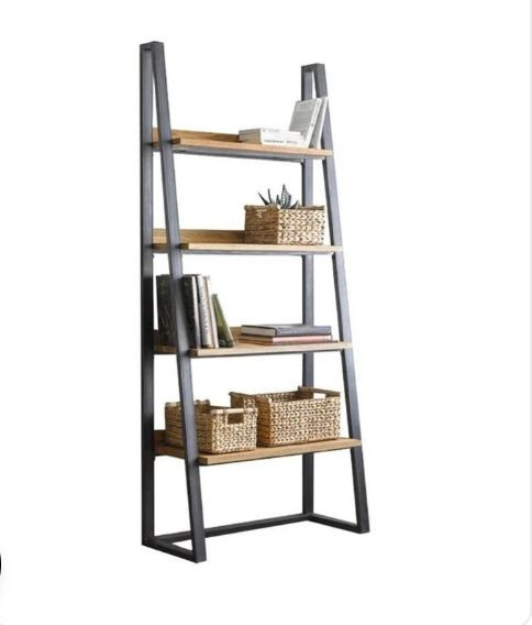 استند مدرن تلفیقی از چوب و فلز G112